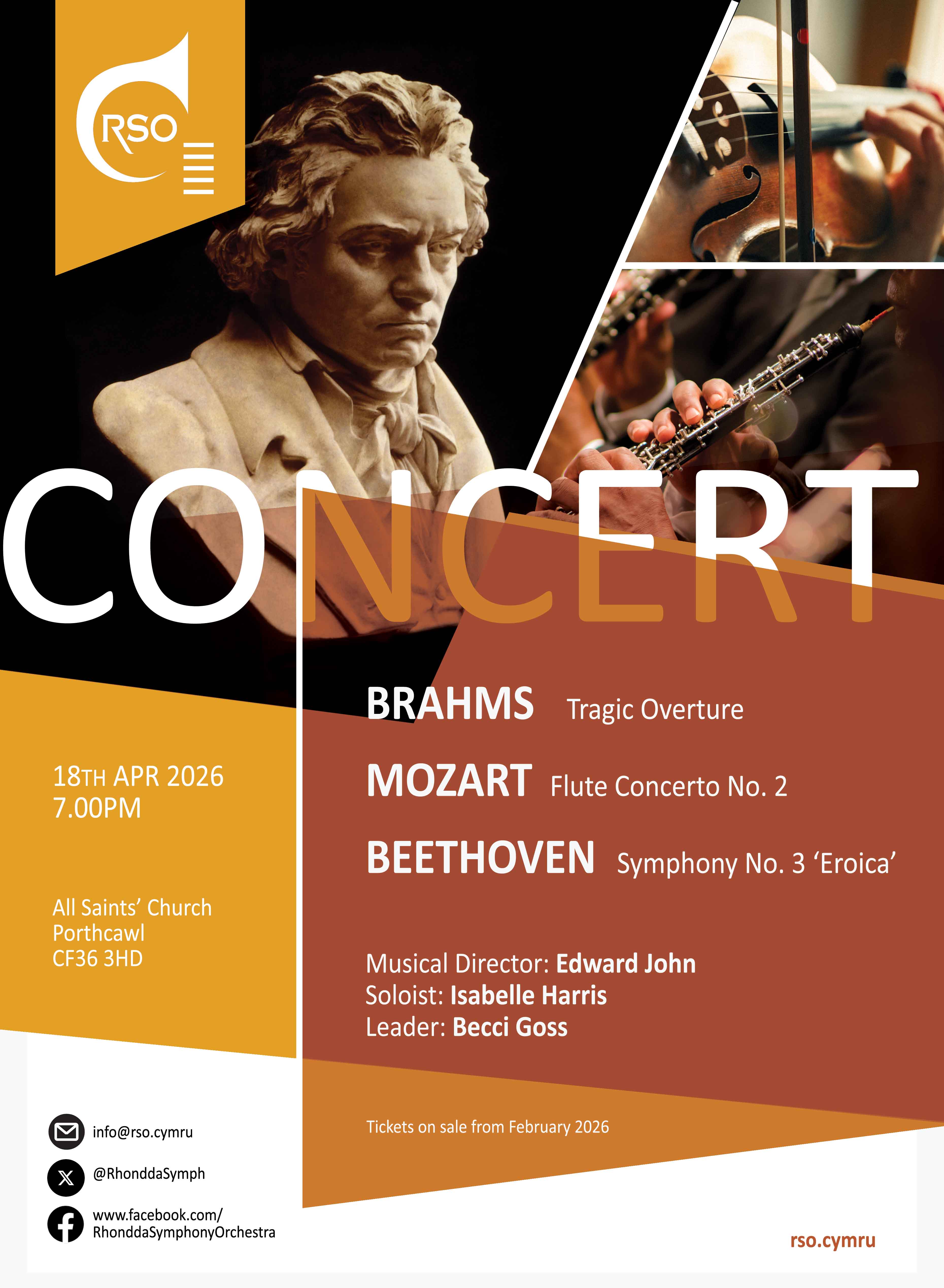 Concert: Porthcawl in April 2026 Concert: Porthcawl in April 2026